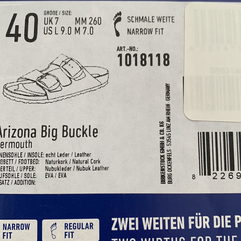 birkenstock arizona big buckle leather Sandal - Picture 6 of 9